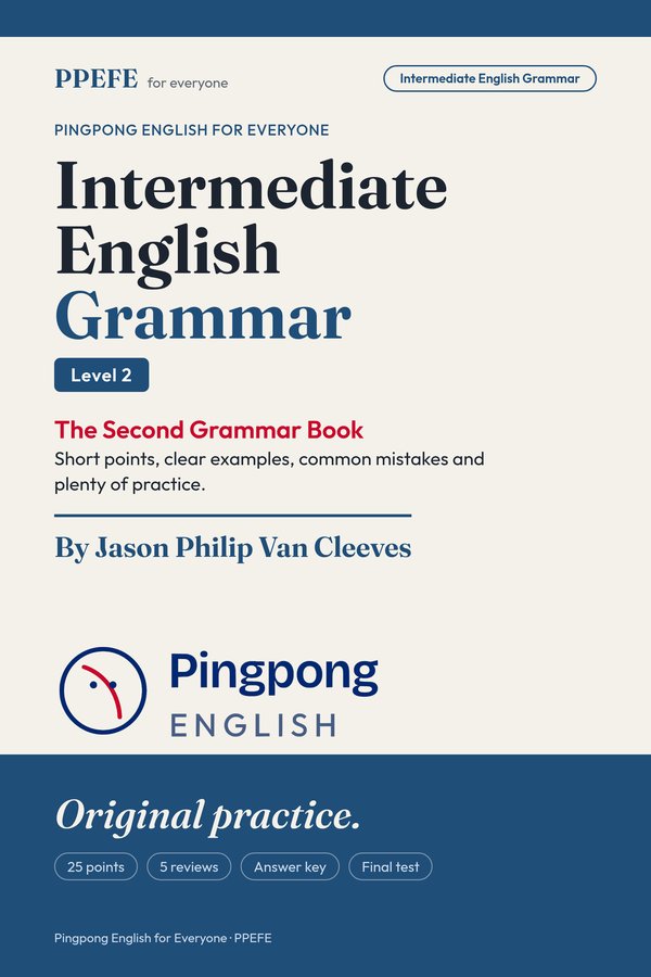 Intermediate English Grammar, Level 2